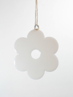 Metall-Blume z.Haengen, D10 S1cm weiss 614883-11